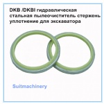 DKB /DKBI Hydraulic Steel Dust Wiper Rod Seal for Excavator